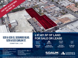 El Segundo and Carlin St - Land for Sale