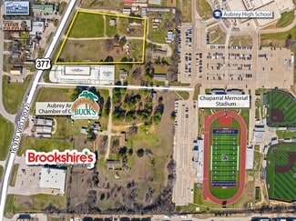 Aubrey, TX Commercial - US 377 -3 AC | ON SEWER | COMMERCIAL | 3 LOTS