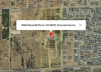 Perris, CA Residential Land - 19255 Wood Rd