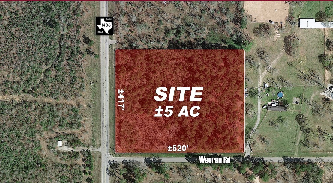 FM 1486 & Weeren Rd, Montgomery, TX for Sale