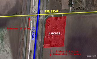 Bishop, TX Commercial Land - Hwy 77 Hwy @ County Road 12