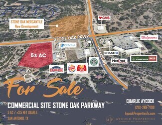 San Antonio, TX Commercial Land - 20114 Stone Oak Parkway San Antonio, TX Commercial Land - 20114 Stone Oak Parkway