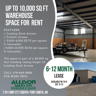 Fort Smith, AR Coworking Space - 7101 US-271 Fort Smith, AR Coworking Space - 7101 US-271