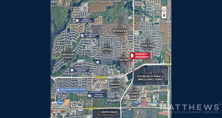 Fishtrap Rd @ Legacy Dr, Prosper, TX for Sale