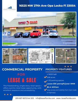 Miami Gardens, FL Retail - 16525 NW 27th Ave