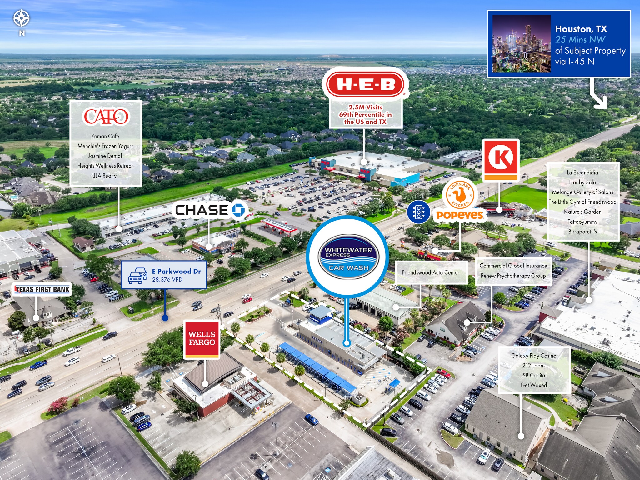 300 W Parkwood Ave, Friendswood, TX for Sale