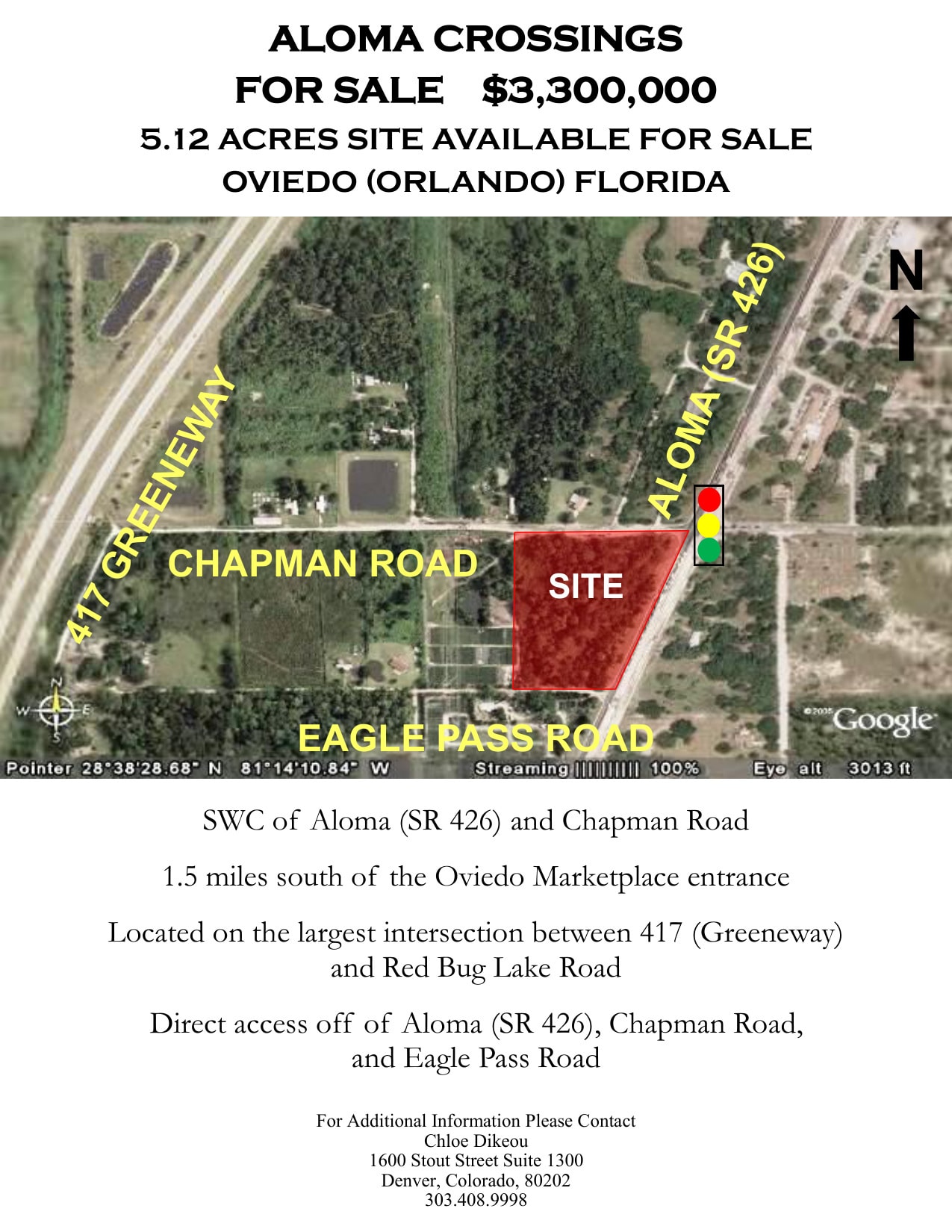 SW Aloma Ave & Chapman Rd @ Chapman Road, Oviedo, FL for Sale