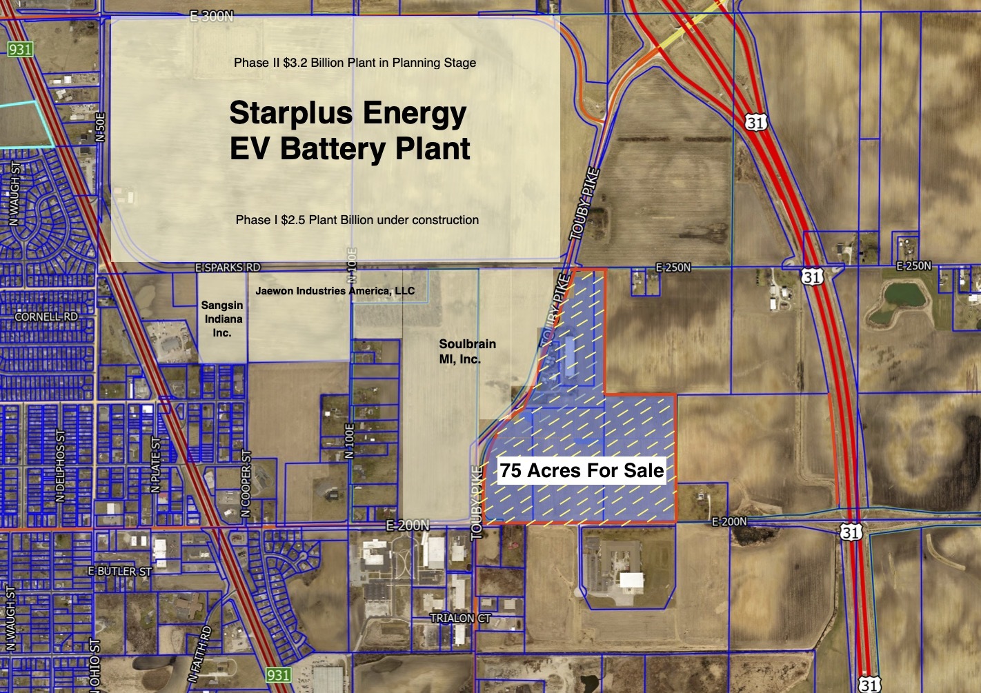 Touby Pike & 200 E, Kokomo, IN for Sale