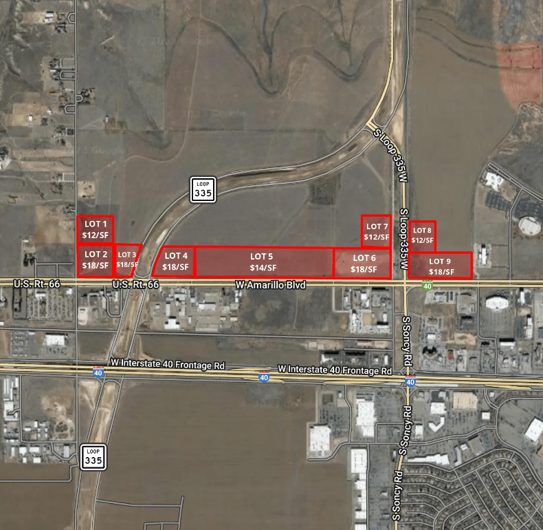 W Amarillo Blvd @ Helium & Soncy, Amarillo, TX for Sale