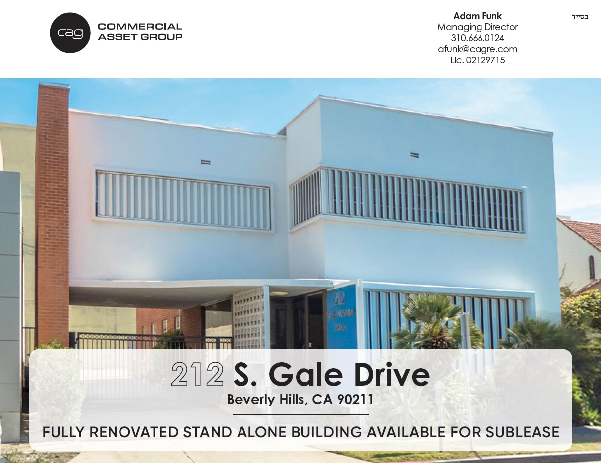 212 S Gale Dr, Beverly Hills, CA for Rent