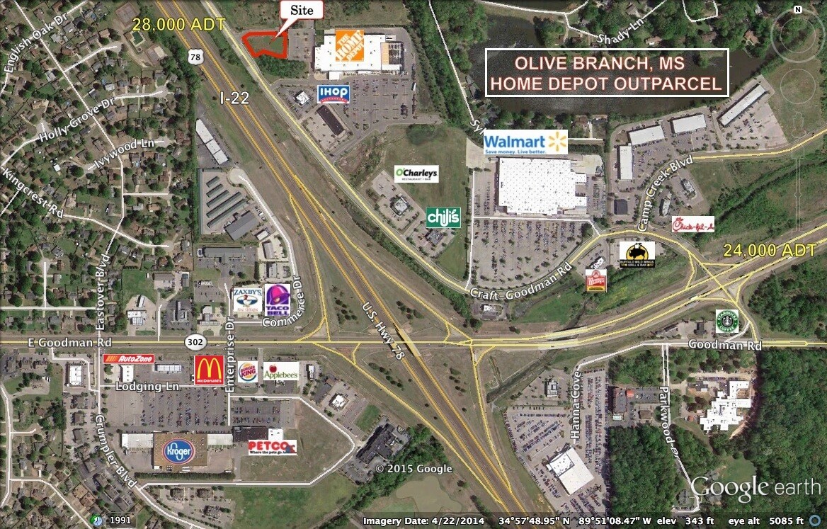 Goodman Rd & Hwy 78, Olive Branch, MS for Sale