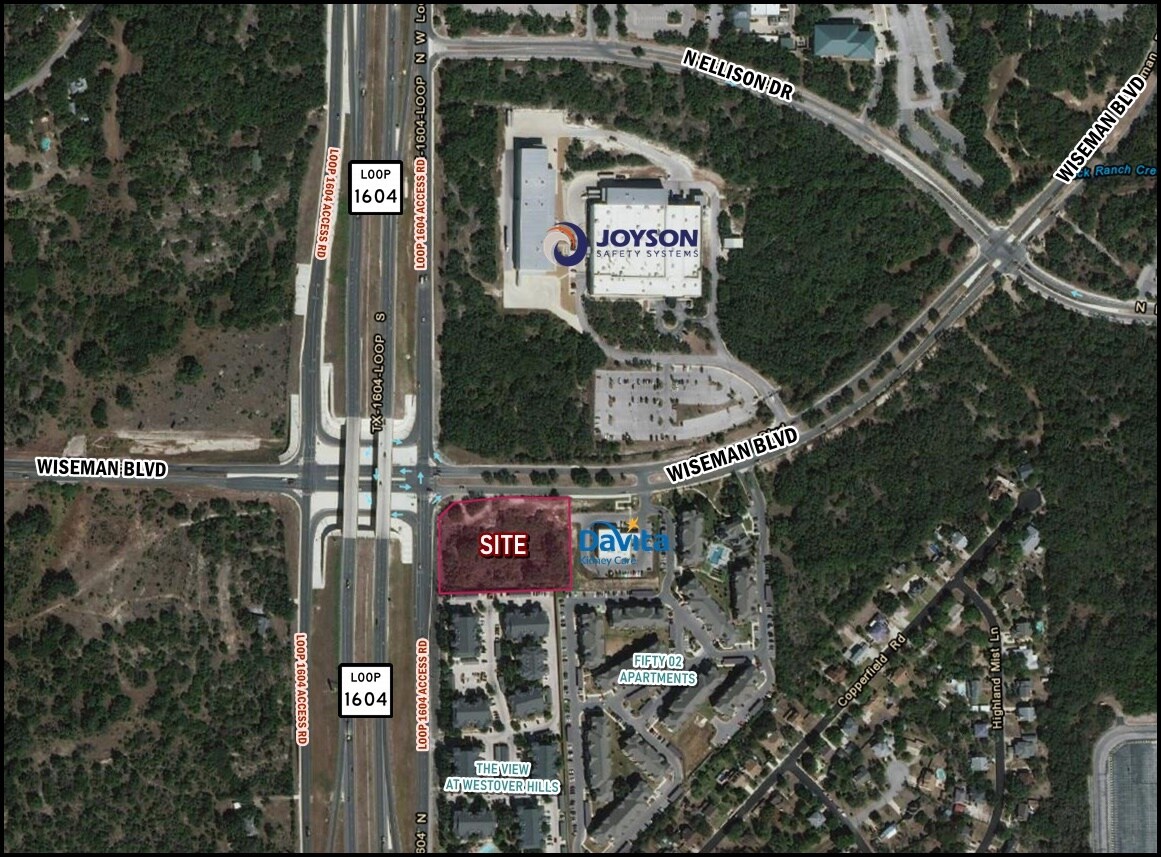 Loop 1604 & Wiseman Boulevard San Antonio, TX 78251 Land Property for