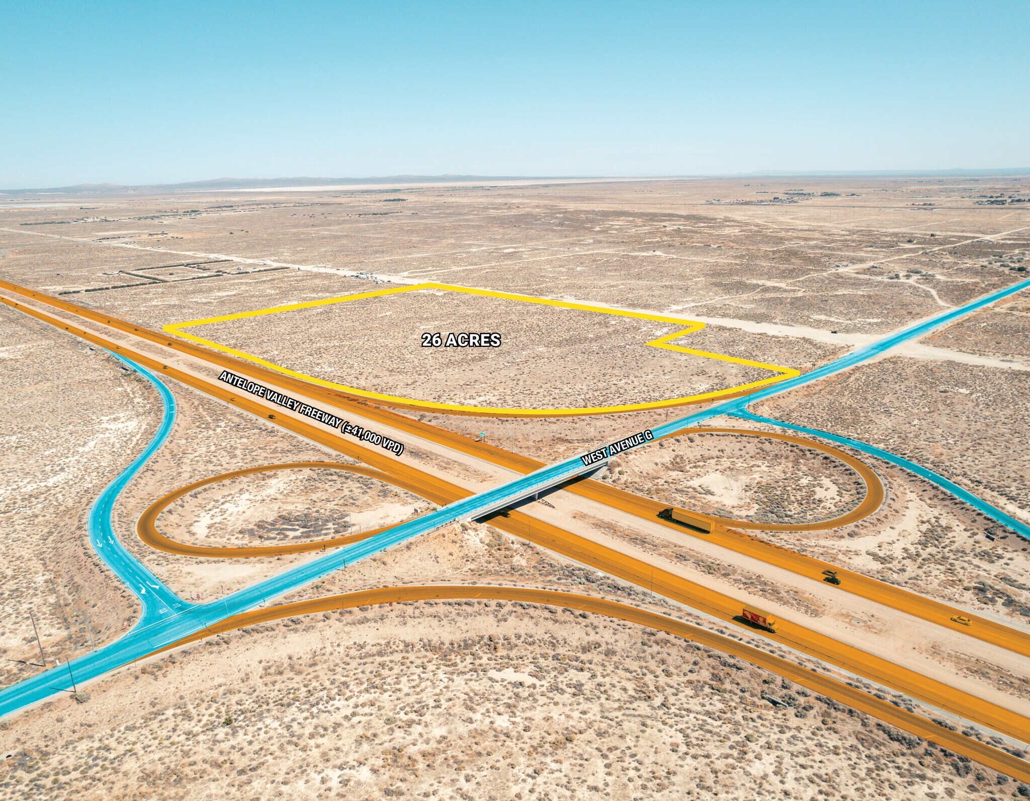 NE Corner I-14 & G Ave, Lancaster, CA for Sale