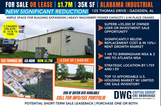 Gadsden, AL Manufacturing - 125 Thomas Dr