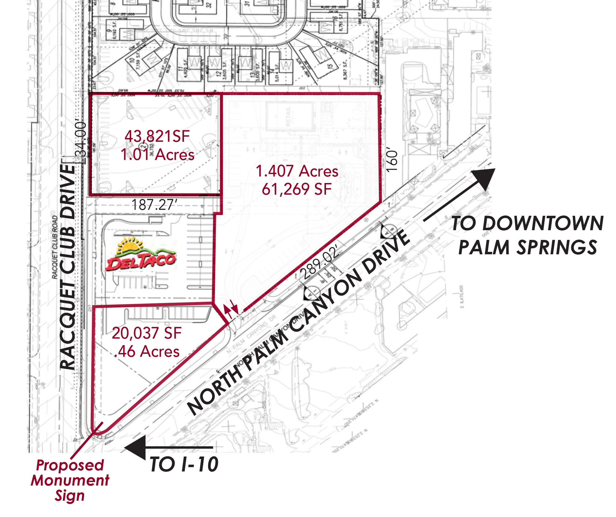 Palm Canyon Dr & Racquet Club Dr, Palm Springs, CA for Sale