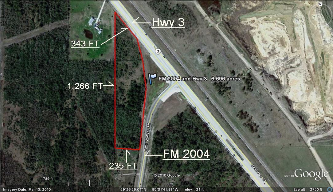 HWY 3 & FM 2004, Texas City, TX for Sale