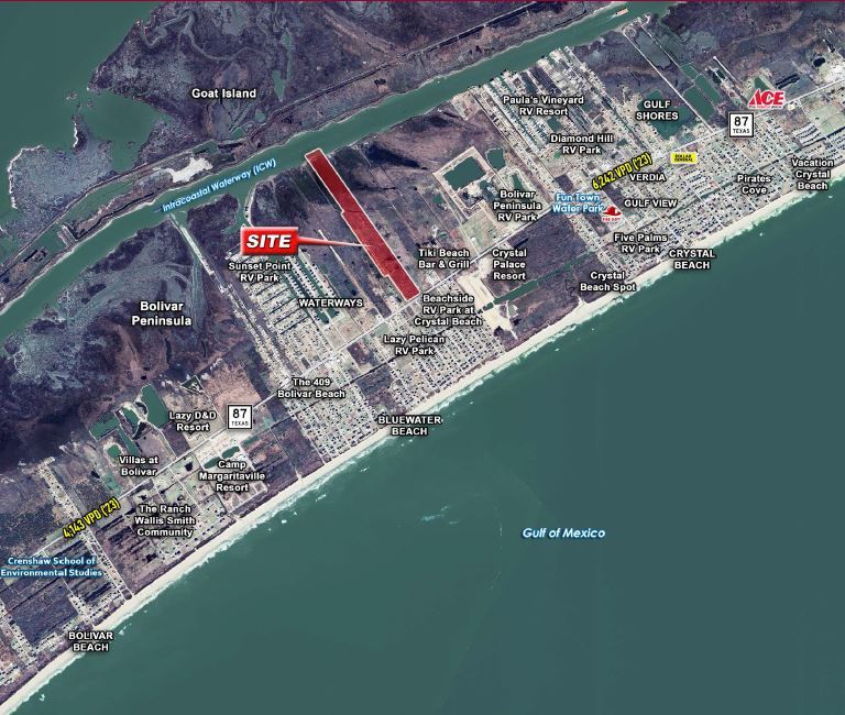 SH 87 hwy, Crystal Beach, TX for Sale