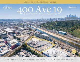 Los Angeles, CA Commercial Land - 400 N Avenue 19 Los Angeles, CA Commercial Land - 400 N Avenue 19