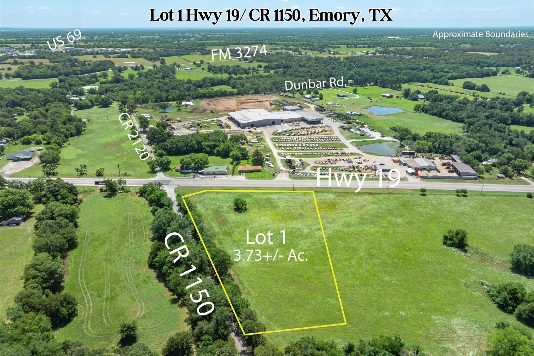 State Hwy 19 & CR 1150, Emory, TX for Sale