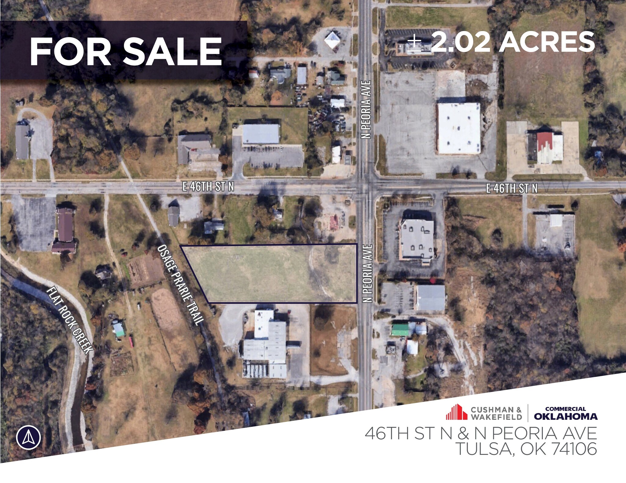 46th St North & North Peoria Ave, Tulsa, OK for Sale