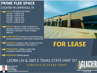 Lewisville, TX Flex - Leora Ln & 2601 E St 121 Hwy