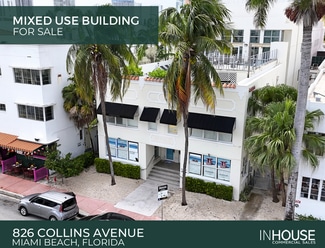 Miami Beach, FL Storefront Retail/Residential - 826 Collins Ave