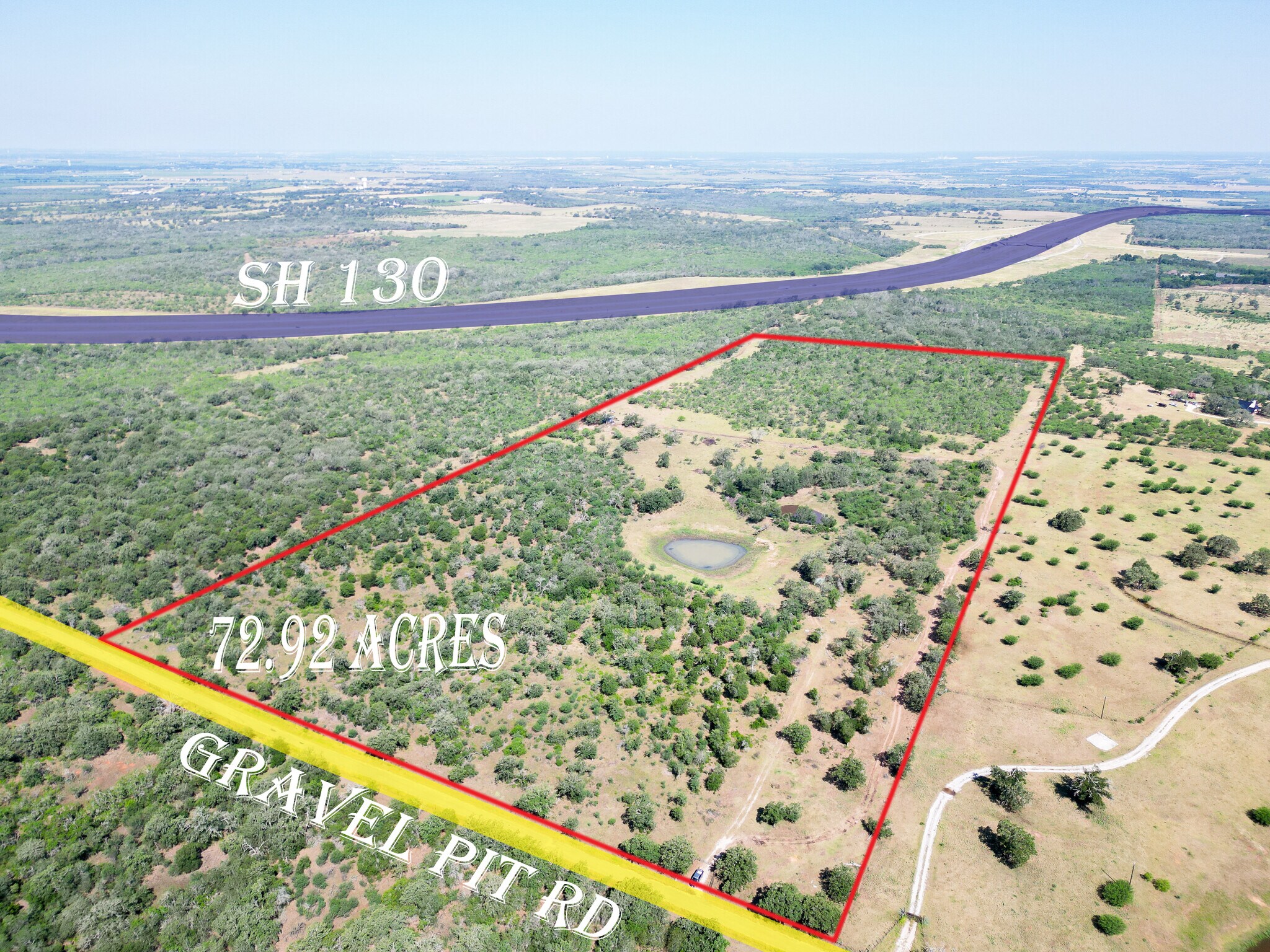 Gravel Pit @ Kingsbury Rd, Seguin, TX for Sale