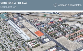 Lancaster, CA Commercial Land - NWC 20th Street W & Avenue J-13