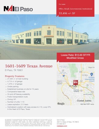 El Paso, TX undefined - 1601 Texas Ave