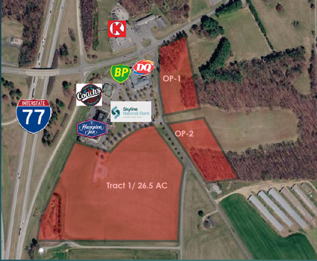 Zephyr Road/ Exit #93 @ Twin Oaks Rd., Dobson, NC for Sale