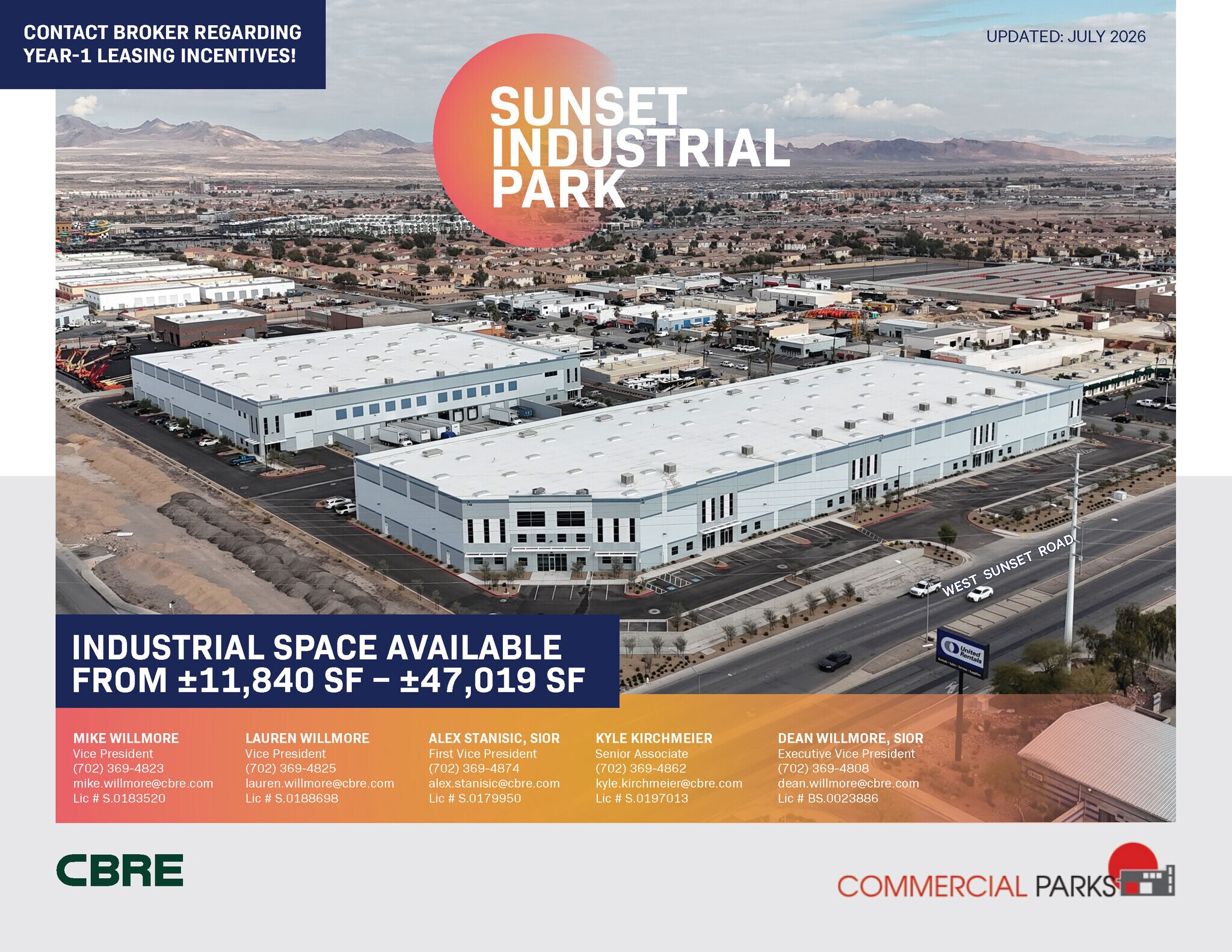 748 W Sunset Rd, Henderson, NV for Rent