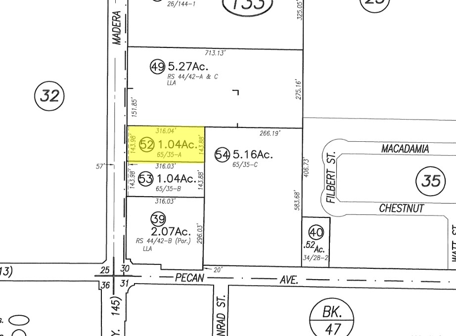 NEC Hwy 145-and Pecan Ave, Madera, CA for Sale