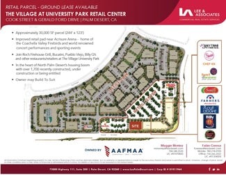 Palm Desert, CA Commercial Land - 36901 Cook St Palm Desert, CA Commercial Land - 36901 Cook St