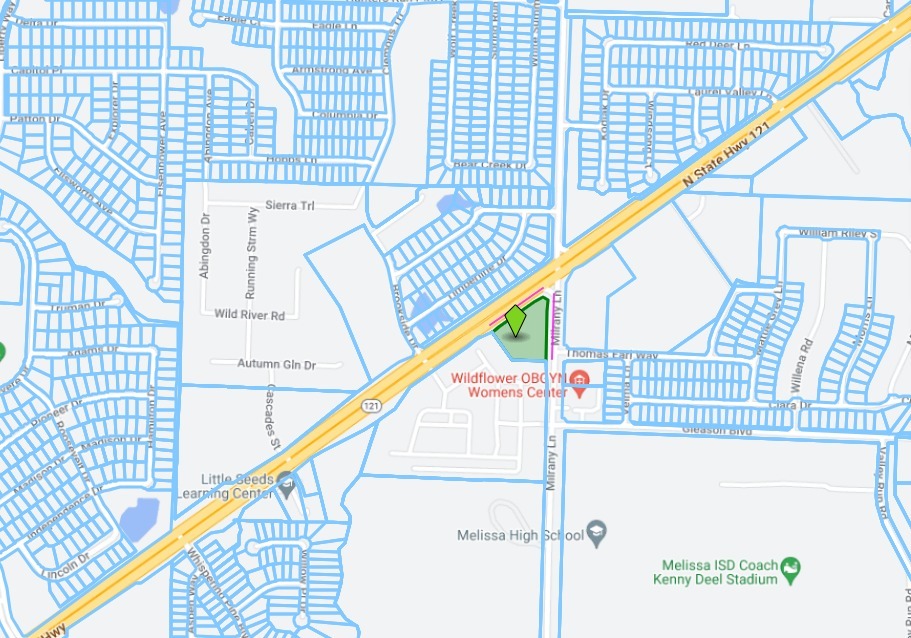 SWQ of Highway 121 & Milrany Ln, Melissa, TX for Sale