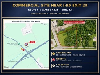 Erie, PA Commercial Land - 2042 Wager Rd Erie, PA Commercial Land - 2042 Wager Rd