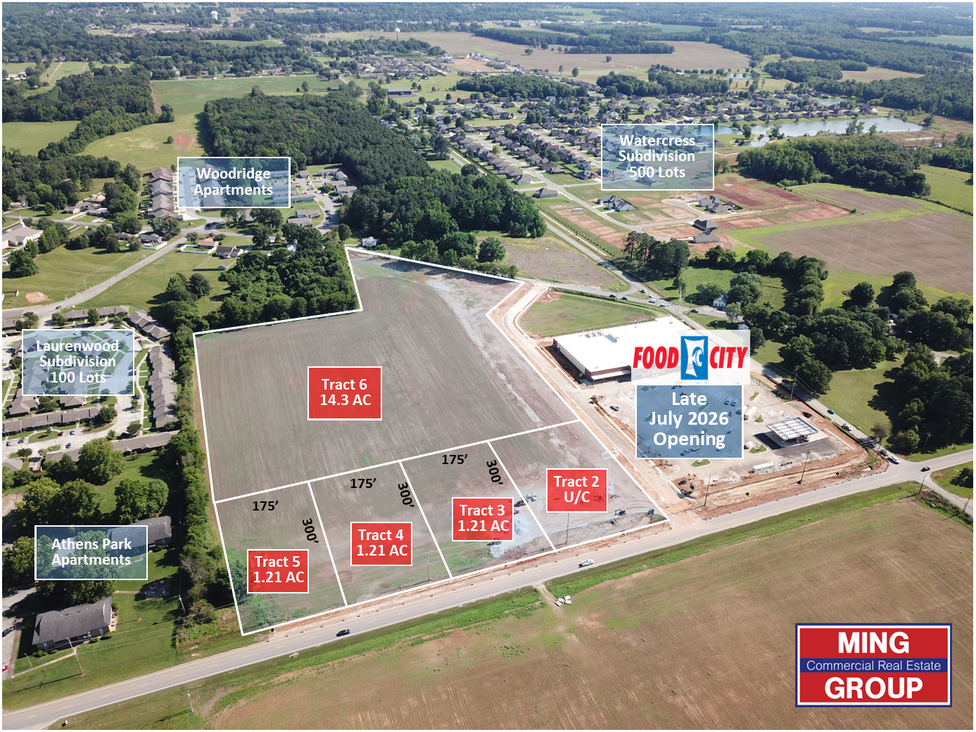 0 W Elm Street, Athens, AL for Sale