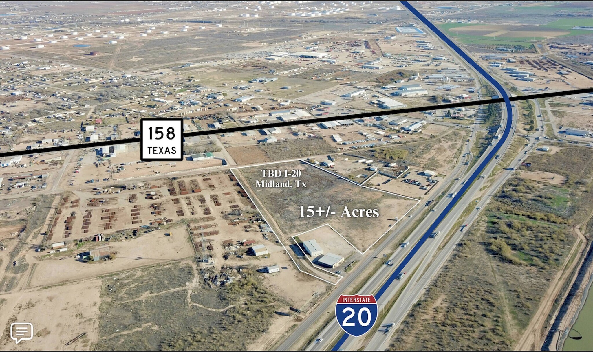 2199 E I20 Midland, TX 79701 Land Property for Sale on