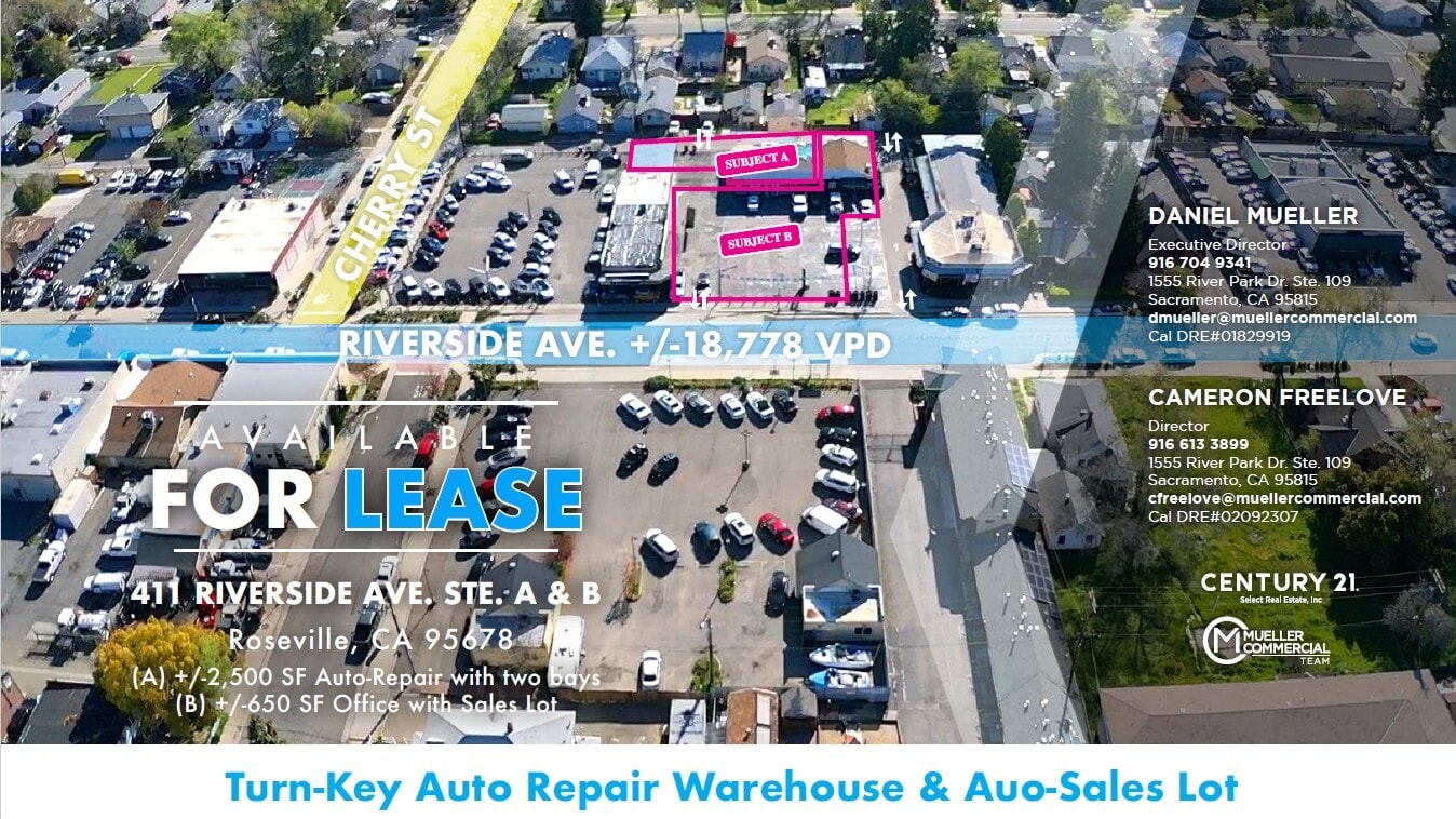 411 Riverside Ave, Roseville, CA for Rent