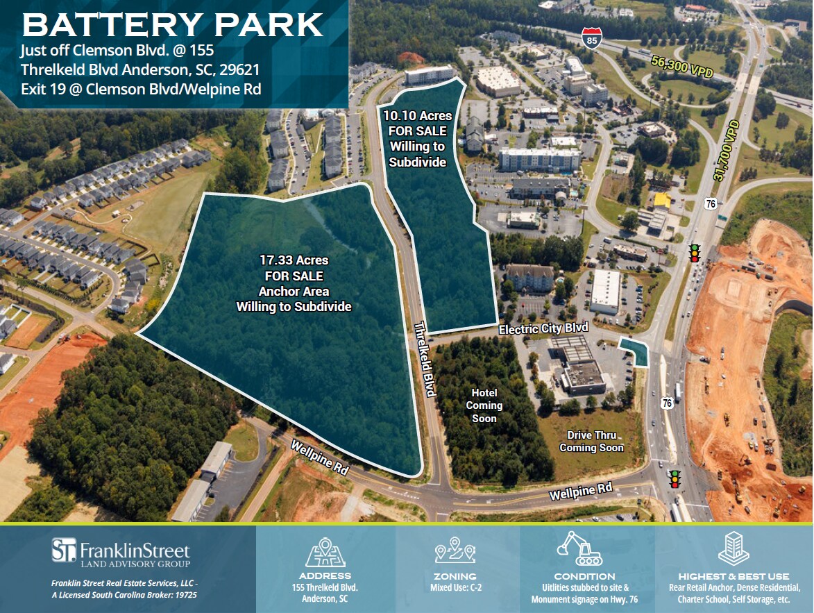 0 Threlkeld Blvd, Anderson, SC for Sale