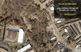 Duluth, GA Commercial Land - 4349 Abbotts Bridge Rd