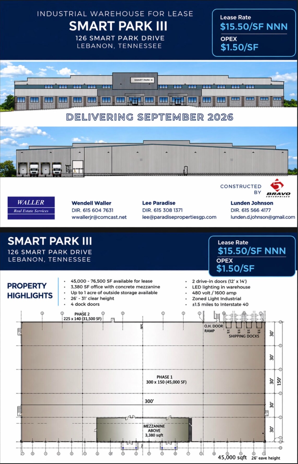 126 Smart Park Dr, Lebanon, TN for Rent