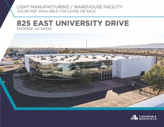 Phoenix, AZ Industrial - 825 E University Dr
