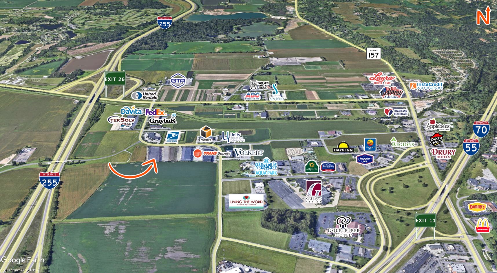 1607 Eastport Plaza Dr, Collinsville, IL for Rent
