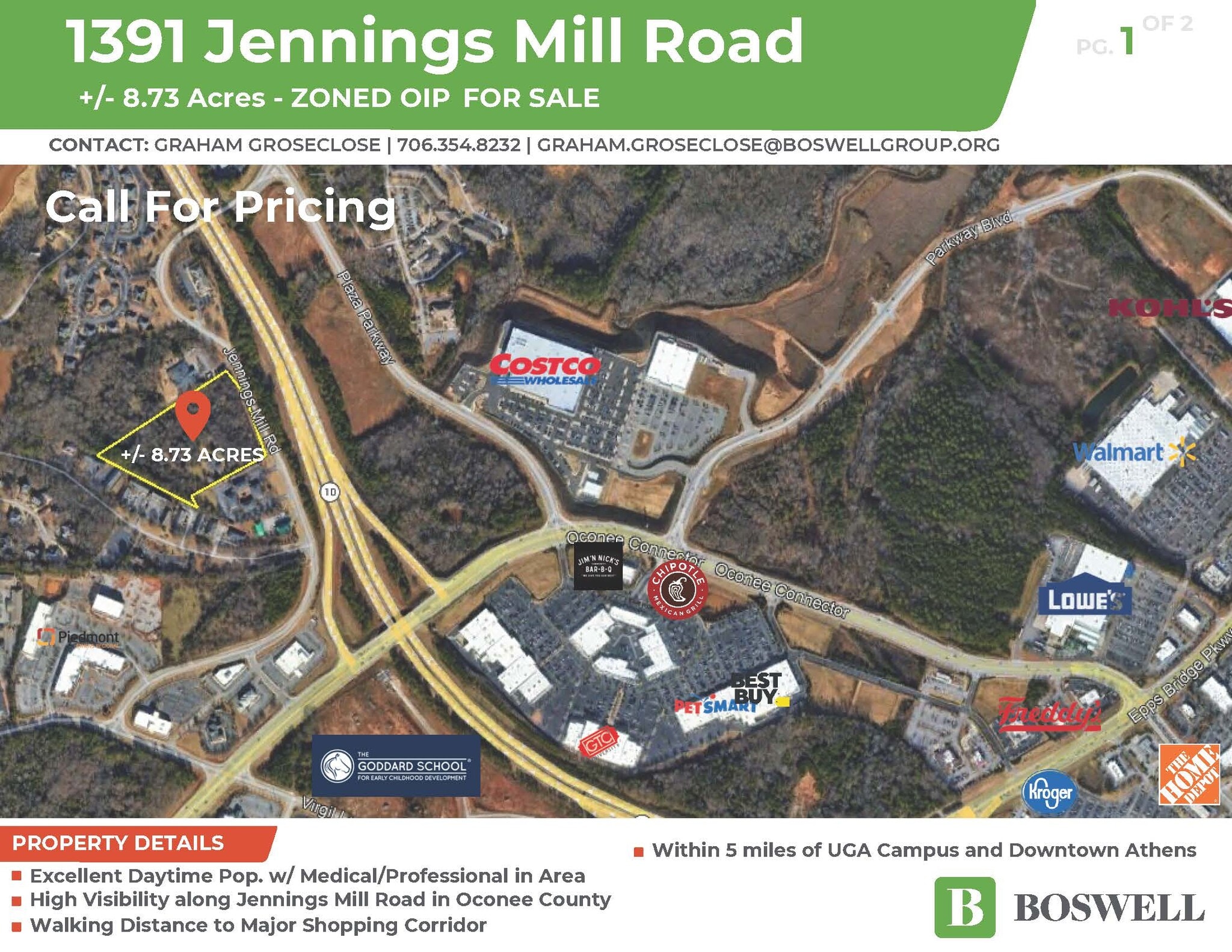 1391 Jennings Mill Rd, Watkinsville, GA for Sale