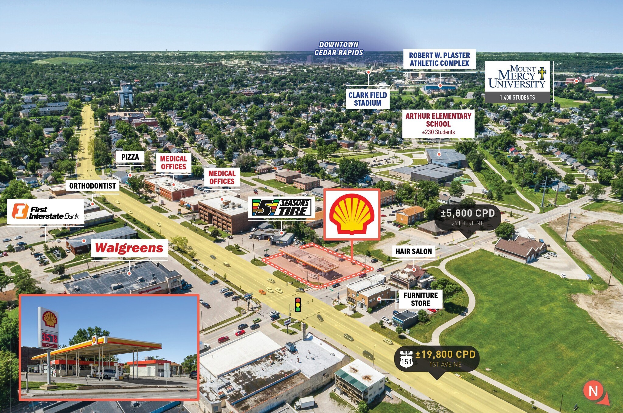 2824 1st Ave NE, Cedar Rapids, IA for Sale