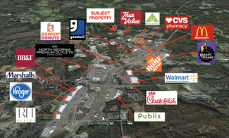 Dawsonville, GA Commercial Land - 5709 Hwy-53