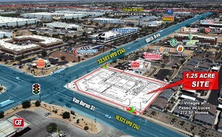 Tolleson, AZ Commercial Land - Hard Corner Pad Available