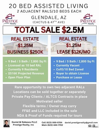 Glendale, AZ Assisted Livings - Cactus & 47th Glendale, AZ Assisted Livings - Cactus & 47th