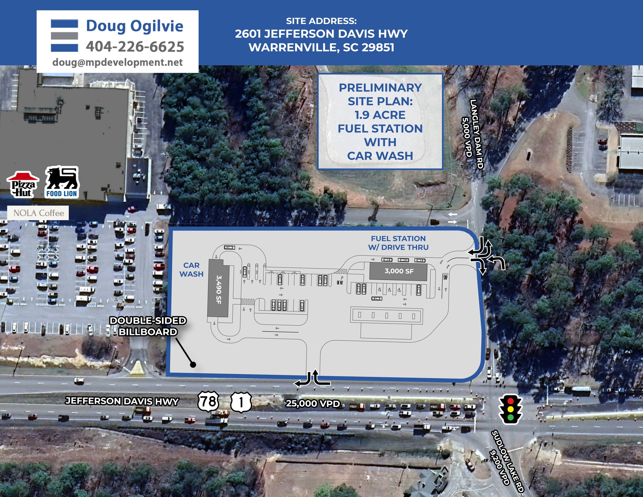 2601 Jefferson Davis Hwy, Warrenville, SC for Rent