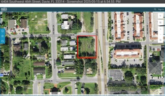Davie, FL Commercial Land - 6404 SW 46th St Davie, FL Commercial Land - 6404 SW 46th St